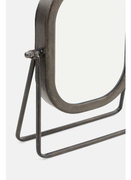 DEMDACO 2 Set Metal Frame Tabletop Mirror, Black  - Image 3