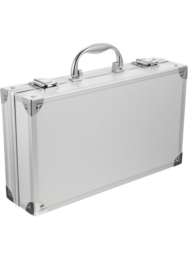 Toyvian Toyvian Aluminum Briefcase Hard Case with DIY Customizable Foam Insert for Test Instruments Cameras Tools Parts and Accessories Equipment Supplies Makeup Tools  - Image 3