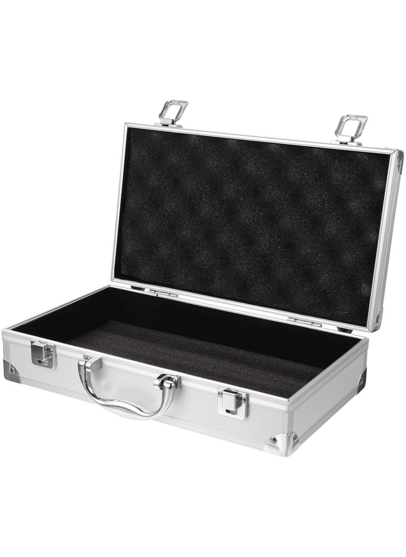 Toyvian Toyvian Aluminum Briefcase Hard Case with DIY Customizable Foam Insert for Test Instruments Cameras Tools Parts and Accessories Equipment Supplies Makeup Tools  - Image 1