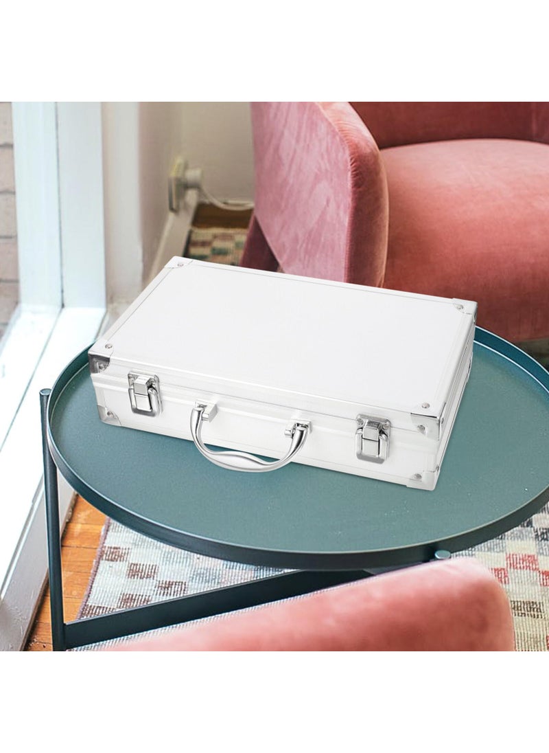 Toyvian Toyvian Aluminum Briefcase Hard Case with DIY Customizable Foam Insert for Test Instruments Cameras Tools Parts and Accessories Equipment Supplies Makeup Tools  - Image 5