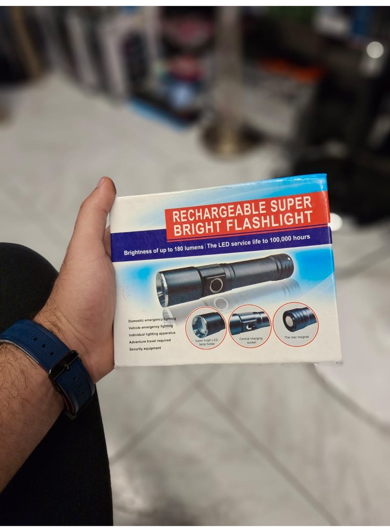 Rechargeable Super Bright Flashlight - Image 1