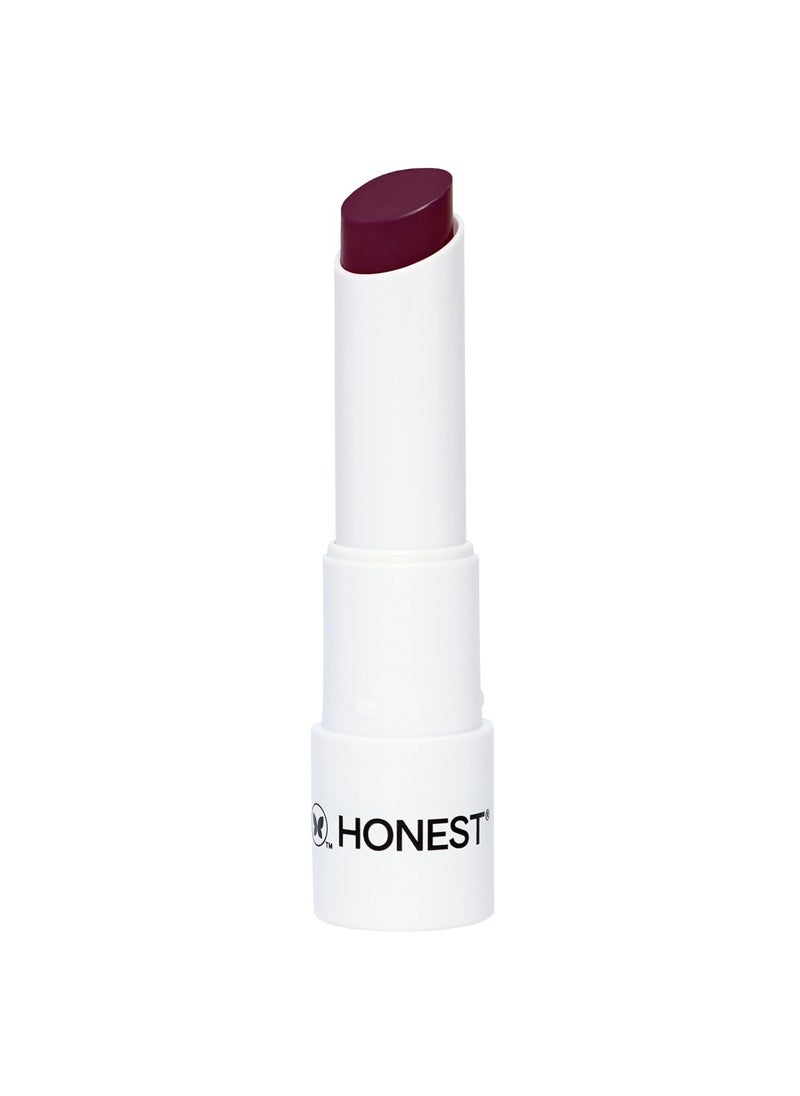 Honest Beauty Honest Beauty Moisturizing Vegan Tinted Lip Balm  Antioxidantrich Acai Extracts  Avocado Oil  Paraben Free  Cruelty Free  Plum Drop 
