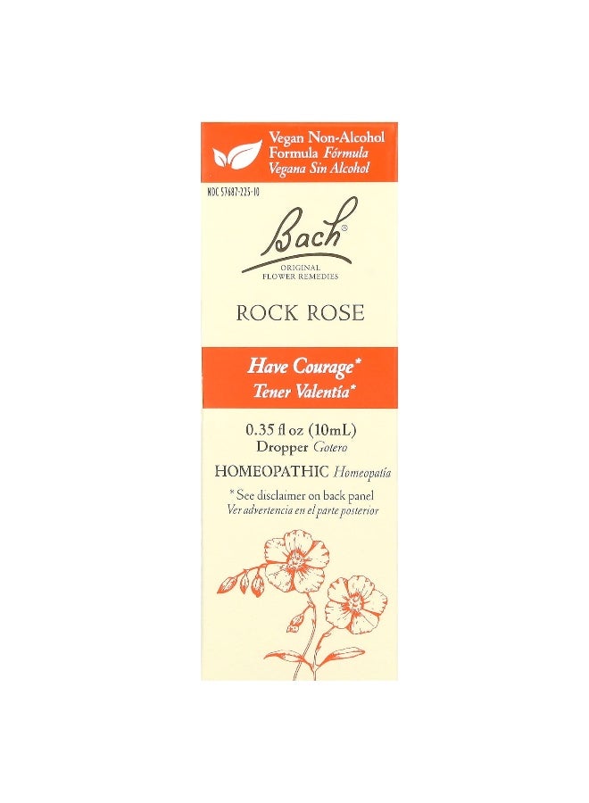 Bach باخ، العلاجات الزهرية الأصلية، روز الصخور، 0.35 أونصة سائلة (10 مل) - Image 1