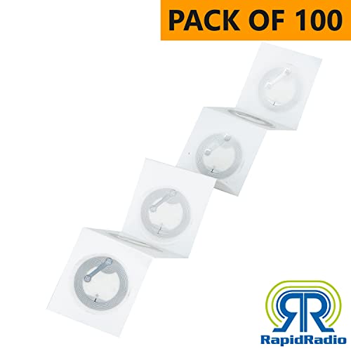 RapidRadio RRHFNFC01 13.56 MHz ISO 14443A : NFC Type 2 NTAG213 HF RFID NFC NTag Sticker, Pack of 100 - Image 4