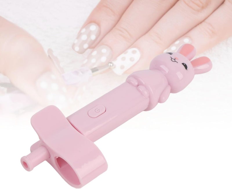 Wearable Hand Held Nail, Rechargeable LED Nail Lamp, Cute 10S Fast Curing Pen for Nails, Portable ABS Material with Type C Charging for Home and Travel Use - Image 2