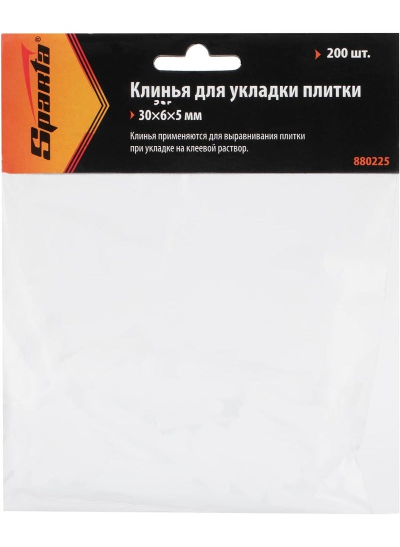 سبارتا أوتاد لتركيب البلاط، 200 قطعة. (880225) - 30 × 6 × 5 ملم - Image 1