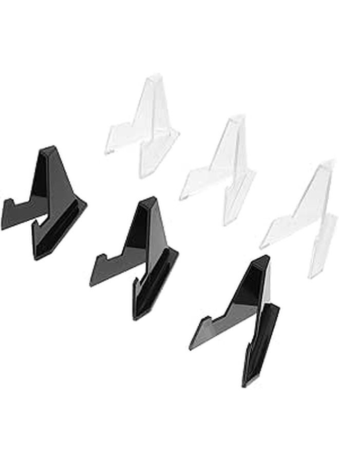 6Pcs Medium Coin Display Stands Sturdy Storage Riser Shelf for Home Office Desk - Image 1