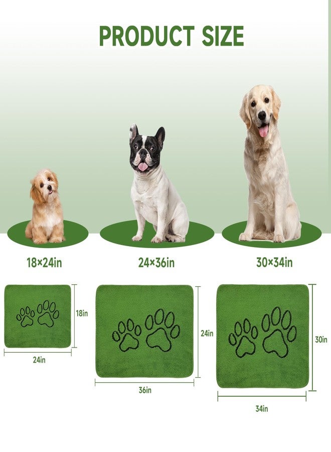 اتش او ام آي أم بي فوط تدريب الكلاب القابلة للغسل من هوميب، عبوة من 4 فوط فائقة الامتصاص وقابلة لإعادة الاستخدام، عشب صناعي أخضر طويل من الصوف لتدريب الكلاب على استخدام المرحاض، سطح مُحسّن مانع للانزلاق والتسرب، مناسب للأرضيات والأرائك والأسرة والأقفاص، أخضر 30 بوصة × 34 بوصة - Image 5