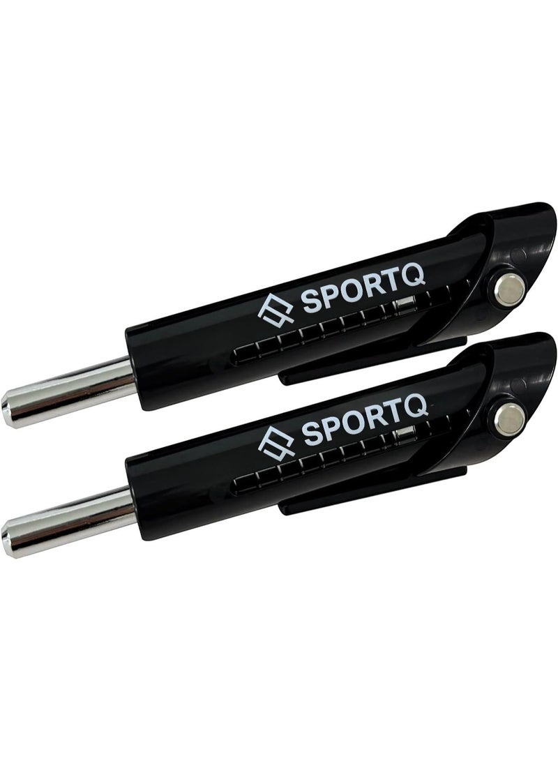 سبورت كيو دبوس تكديس الوزن من سبورت كيو®️(قطعنين) Drop Set pin دبابيس انتقال فوري الى اوزان منخفضة للمزيد، متعددة الوظائف لصالة الالعاب الرياضية لتقليل الوزن لمعدات اللياقة البدنية - Image 1