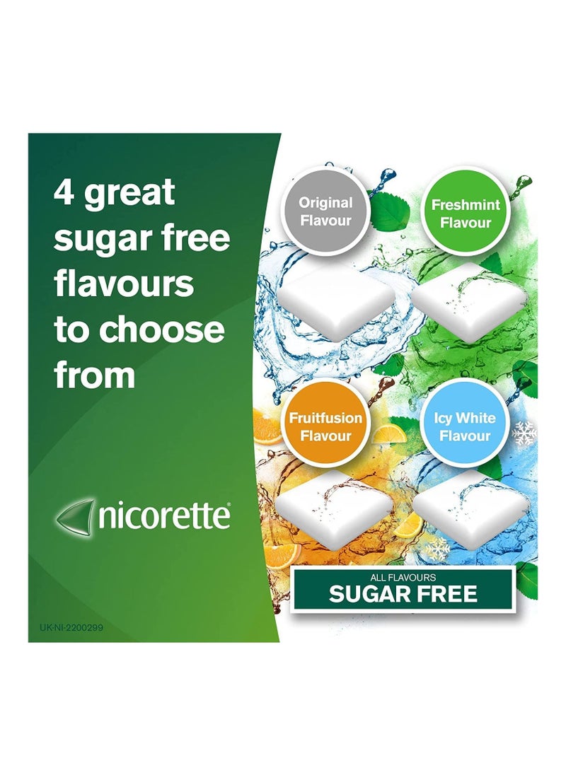 nicorette Gum 2 mg Original Favour Fast Craving Relief 210 Pieces Stop Smoking Aid  - Image 2