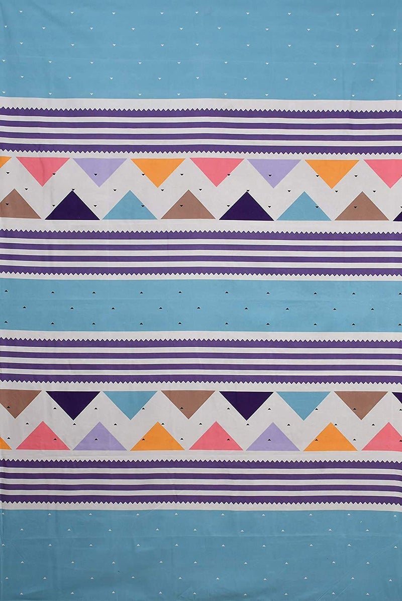 CASTIQA Super Soft 3D Blend Diwan- Set of 8 Pieces, Color Blue - Image 2