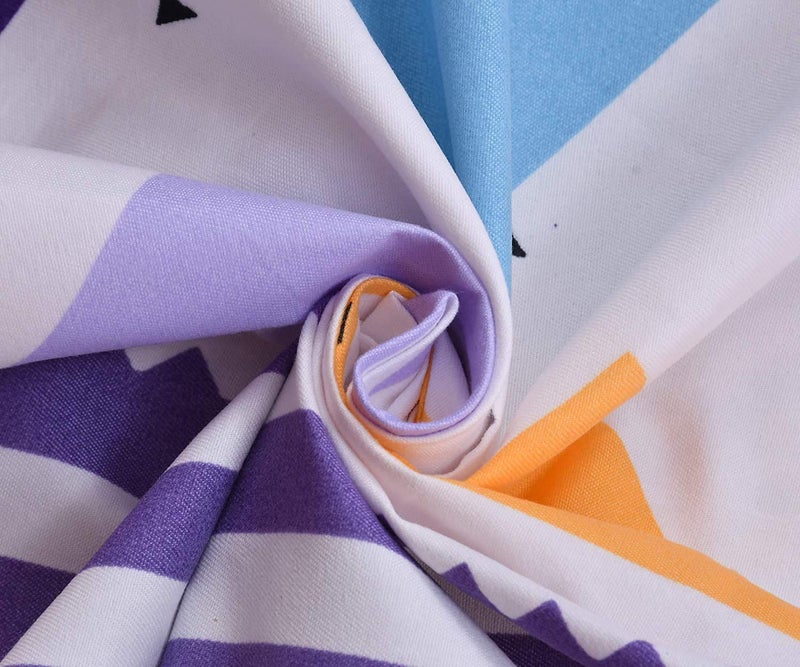 CASTIQA Super Soft 3D Blend Diwan- Set of 8 Pieces, Color Blue - Image 3