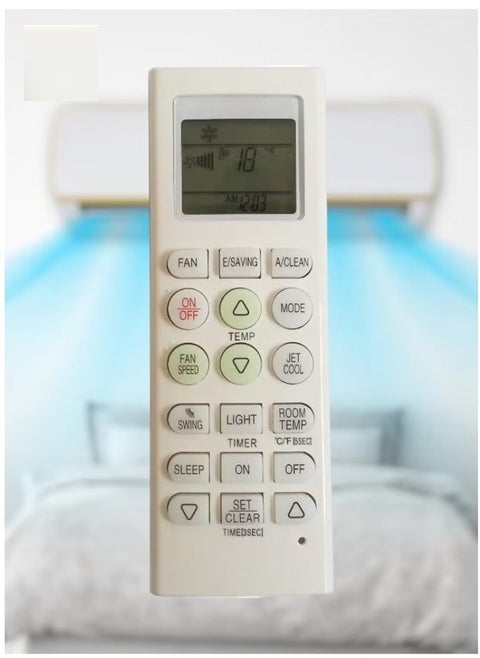 Universal AC Remote Control – Compatible with Most Air Conditioners, Easy-to-Use, Adjustable Settings, Temperature Control, and Wide Compatibility with Various AC Brands
