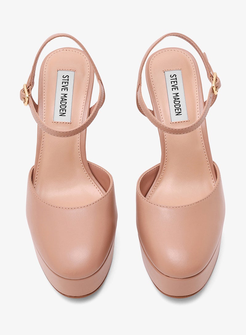 STEVE MADDEN RAVISHED Solid Ankle Strap Pumps - Image 4