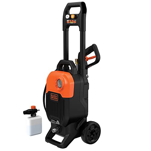 BLACK+DECKER Electric Cold Water Pressure Washer, 2,000 MAX PSI, 1.2 GPM (BEPW2000) - Image 1