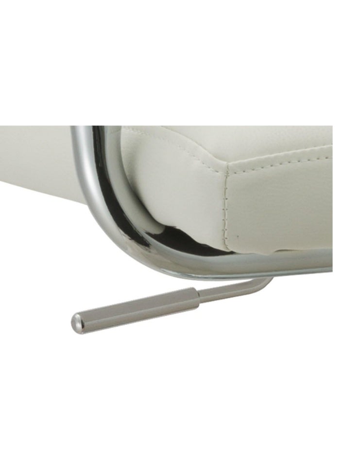 سمارت هوم كرسي بار دوّار مرتفع للمطبخ والمقهى - مقعد بتصميم عصري فاخر مع مسند ظهر ومقعد مبطن قابل لتعديل الارتفاع – كرسي طاولة بار وكاونتر للمطابخ والمطاعم والمقاهي - Image 3