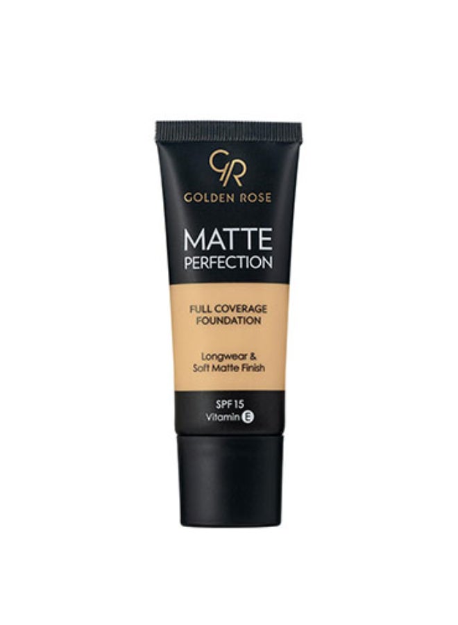 Golden Rose Matte Perfection Full Coverage Foundation Warm 07 - Image 3