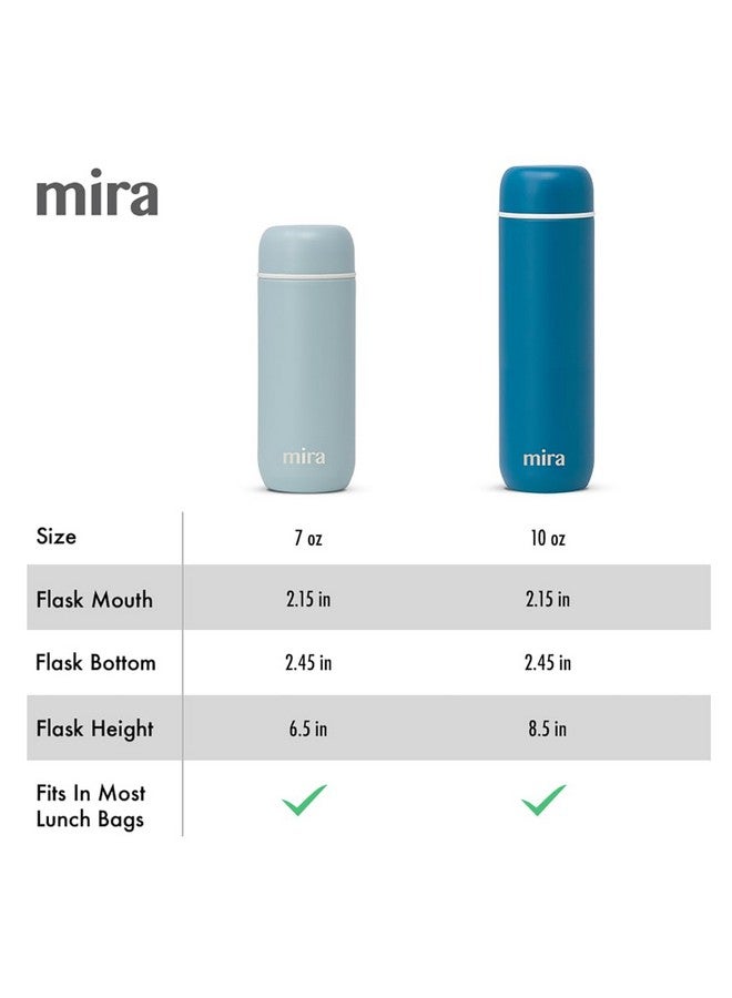 ميرا قارورة حرارية صغيرة معزولة من ميرا، سعة ٧ أونصات | زجاجة ماء معزولة بالتفريغ للأطفال | مقاومة للتسرب والانسكاب | إيريس - Image 3