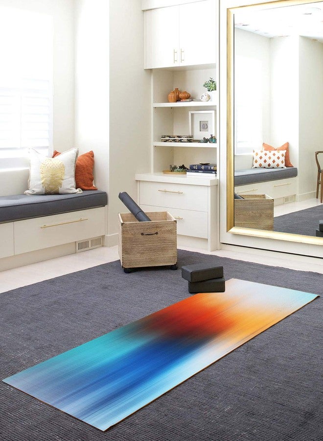 Obsessions Printed Yoga Mat,Anti-Slip Sports Mat, 5mm PVC Exercise Mat with Carrying Strap (W)61 X (L)173(cm)_Multi - Image 2