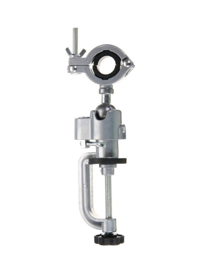 NIBEMINENT Aluminium Alloy Table Vise Clamp Silver  - Image 1