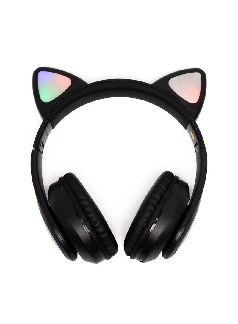 TIGER Cat Ear RGB Wireless Headphones STN-28 – Stylish Bluetooth Headphones with LED Light Up Cat Ears, Premium Sound Quality, Comfortable Over-Ear Design, and Long Battery Life for Gaming., Music & Daily Use - Image 3