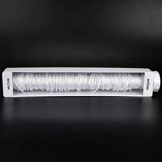 DORATIK Drying Rope Hanger Retractable Clothesline Telescopic Indoor and Outdoor Supplies Wall Mounted 4 Lines Dryer Clothes Laundry Drying Rack - Image 5