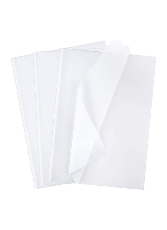 MARKQ White Gift Wrapping Tissue Paper Sheets for DIY Crafts, Gift Bags Holidays Birthdays 50 x 75 cm (50 Sheets)  - Image 1