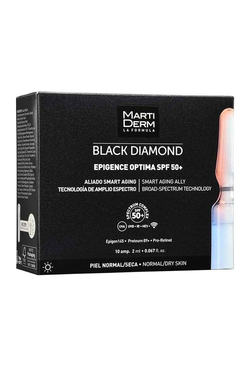 مارتيديرم بلاك دايموند إبيجينس أوبتيما SPF50 + أمبولة 10*2 مل - Image 1