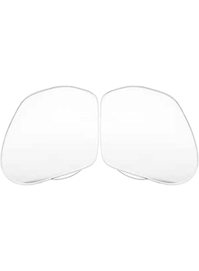 Universal Frameless Convex Car Blind Spot Mirrors with Suction Cups Wide Angle View - Image 1