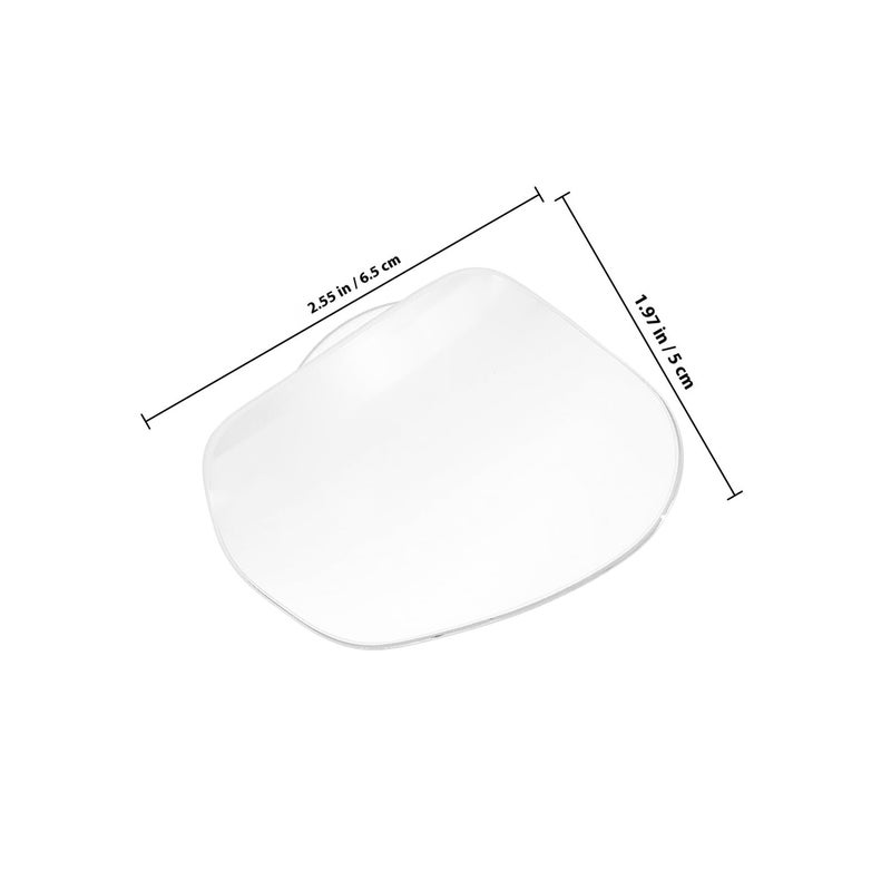 Universal Frameless Convex Car Blind Spot Mirrors with Suction Cups Wide Angle View - Image 3