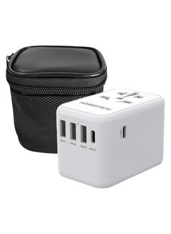 Generic Universal Travel Adapter-Worldwide Plug Adaptor with 3 USB A and 2 USB C Ports, International Travel Adapter for EU, UK, USA, AU, Power Socket Charger  - Image 1
