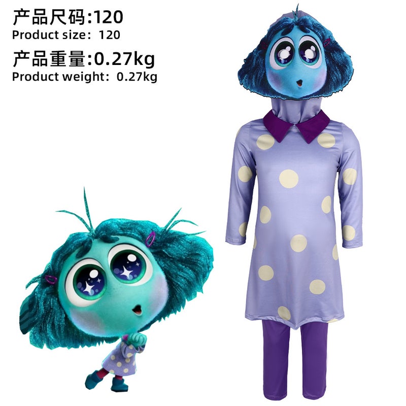 Inside Out 2 Halloween Cosplay Costume Mu Mu