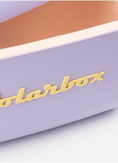 Polarbox Lightweight Durable Cooler Box with Adjustable Leather Strap Lilac and Yellow 20 L 8436582992129  - Image 3