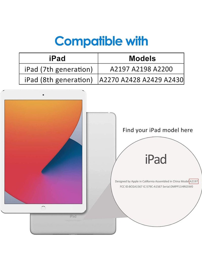 Y&D Unicorn Ipad pro cover for iPad Mini 5/4, 7th Generation 2019/iPad 8th 2020, with Carrying Strap Adjustable Stand Shockproof For 10.2" 2020/2019, Pink - Image 2