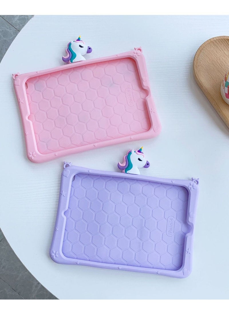 Y&D Unicorn Ipad pro cover for iPad Mini 5/4, 7th Generation 2019/iPad 8th 2020, with Carrying Strap Adjustable Stand Shockproof For 10.2" 2020/2019, Pink - Image 3