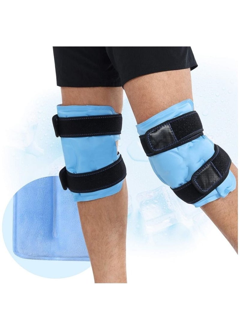 Ru syanl Ice Pack for Knee Pain Relief Reusable Gel Ice Wrap for Leg Injuries Swelling Knee Replacement Surgery Cold Compress Therapy for Arthritis Meniscus Tear and ACL  - Image 1