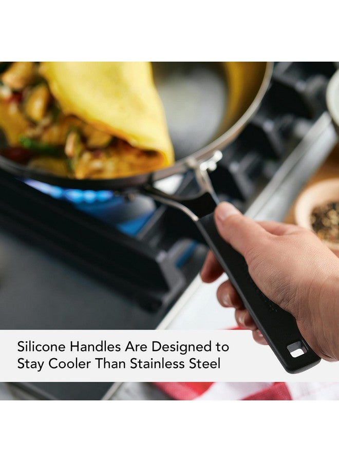 KitchenAid مقلاة كيتشن إيد من الفولاذ المقاوم للصدأ، 12 بوصة، فولاذ مقاوم للصدأ مصقول - Image 5