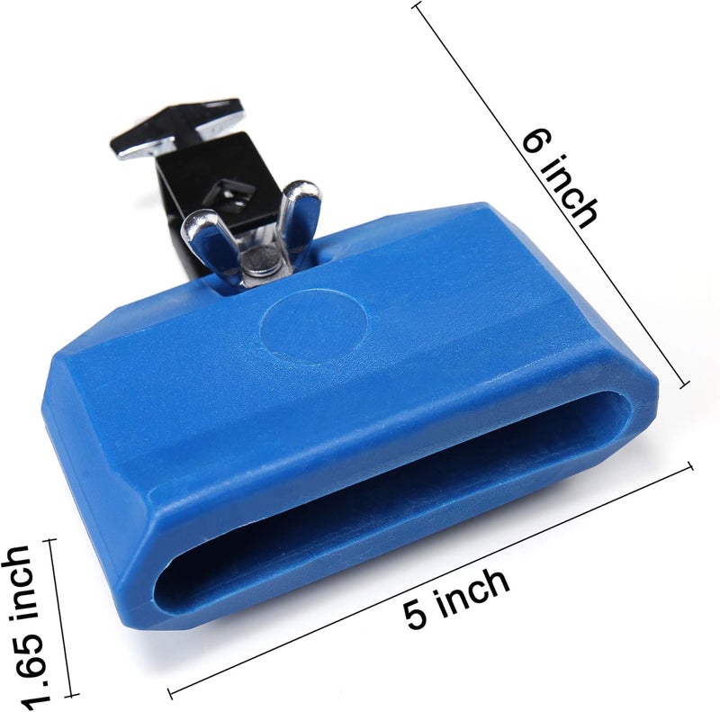 TDOCK Jam Block, Blue Musical Percussion Block, Latin Drum Instrument, Plastic - Image 2