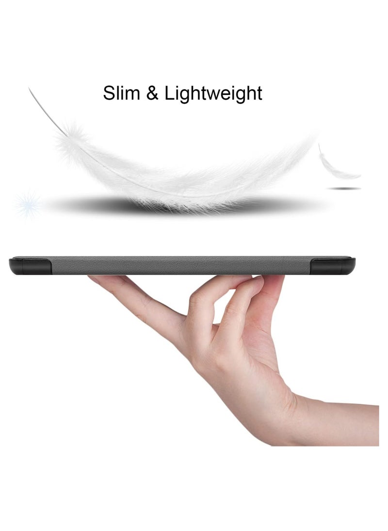Case for Samsung Galaxy Tab A7 Lite Tablet, Ultra Slim Lightweight Smart Shell Stand Cover Case and Premium Quality PU Leather Case Cover for Samsung Galaxy Tab A7 Lite Tablet -Gray