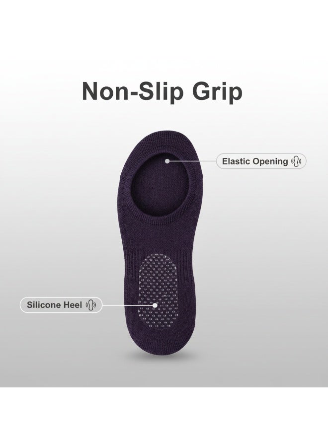 Y&D 10 Piece Invisible Non Falling Heel Shallow Mouth Non Slip Yoga Sports Socks - Image 3