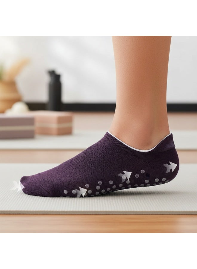 Y&D 10 Piece Invisible Non Falling Heel Shallow Mouth Non Slip Yoga Sports Socks - Image 2