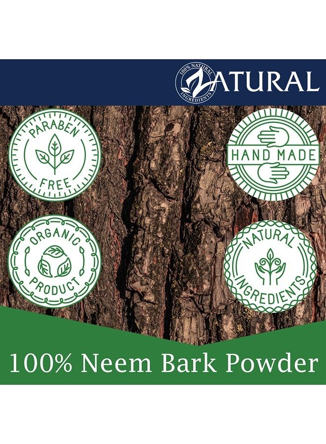 Zatural Neem Bark Powder 16ounce-Dental and Digestion Support-Tooth Powder-Pure Neem Bark Powder  - Image 4
