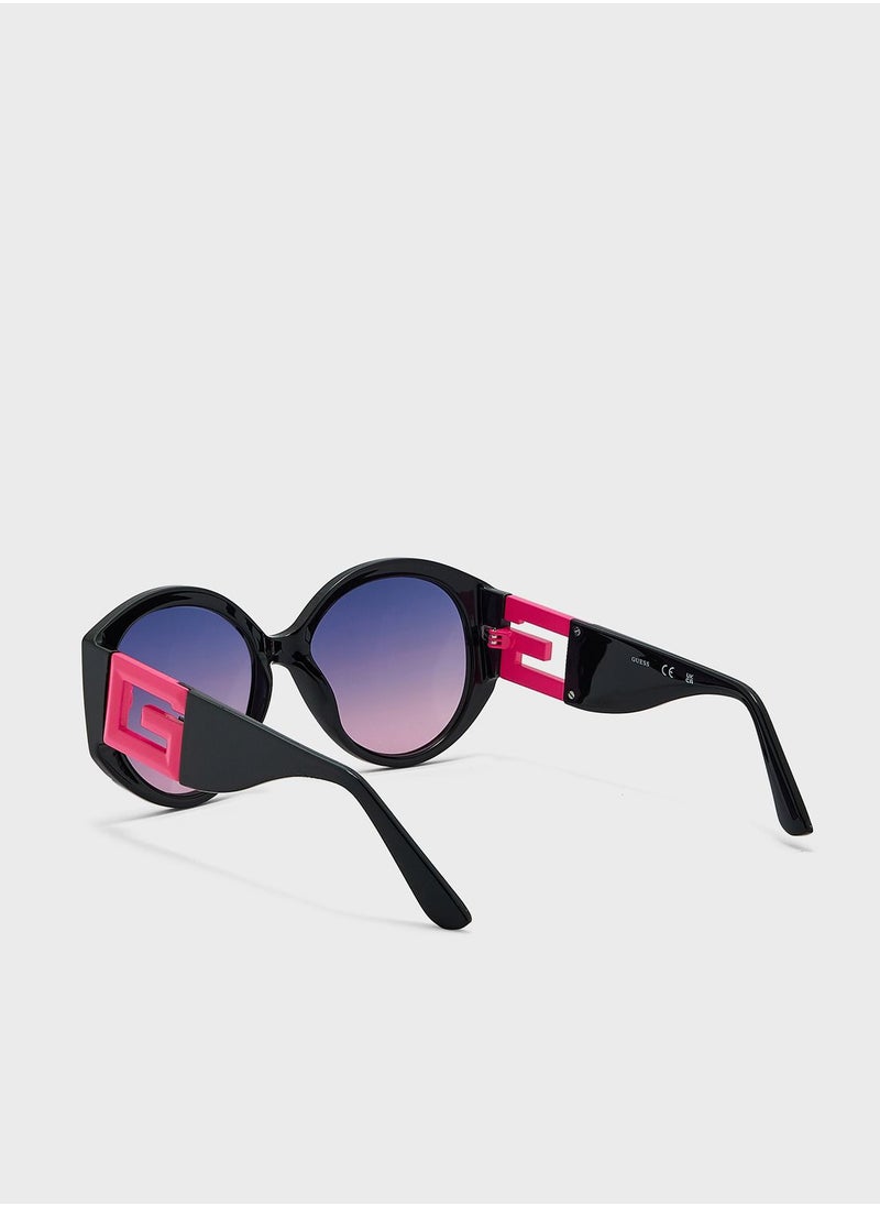 GUESS - Half Frame Shape Sunglasses - Image 1