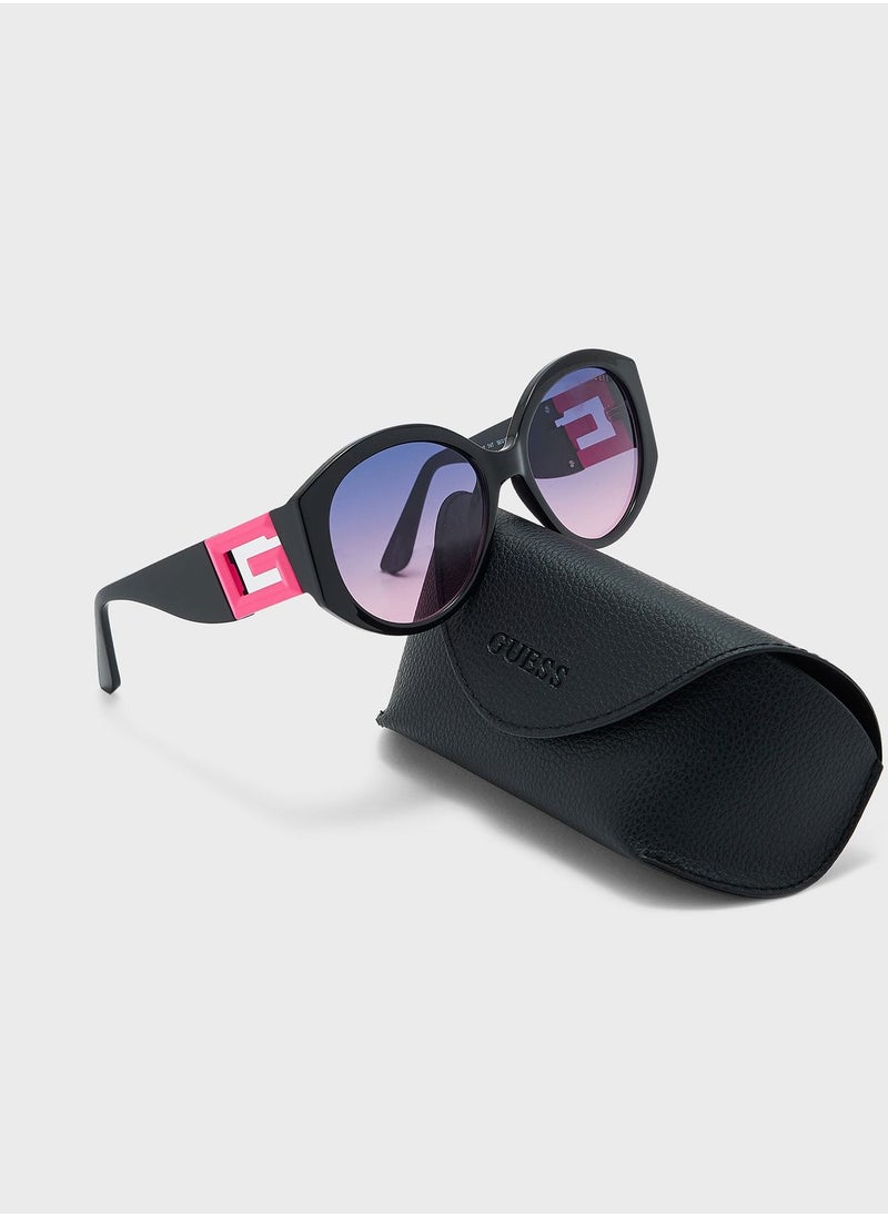 GUESS - Half Frame Shape Sunglasses - Image 1