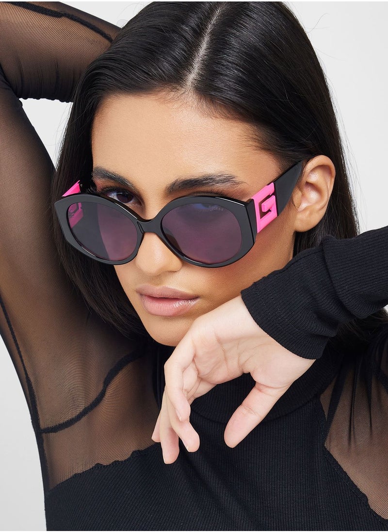 GUESS - Half Frame Shape Sunglasses - Image 1