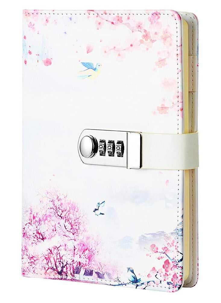 Generic - Creative A5 Password Lock Diary - Cute Digital Notepad with Lock, Perfect Hand Ledger for Students, Ideal for Writing Notes and Journals, Great Gift for Girls' Stationery. - Image 1