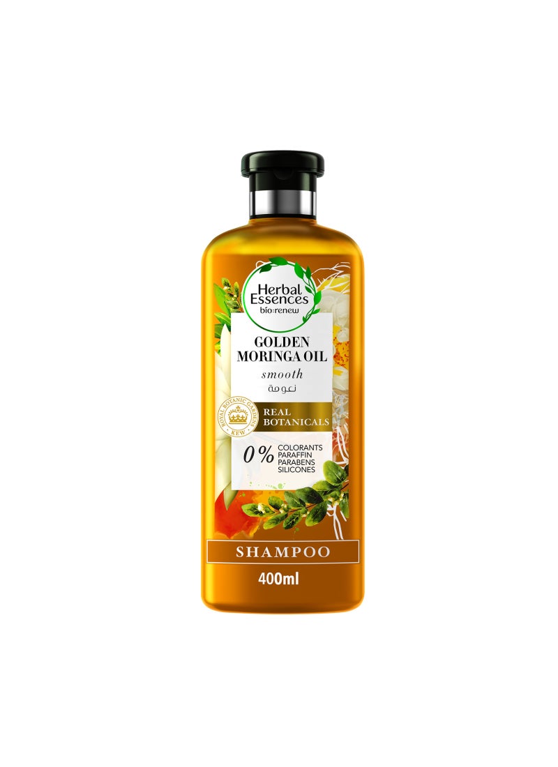 Herbal Essences Bio Renew Natural Shampoo With Golden Moringa Oil For Hair Smoothness 400ml - Image 1
