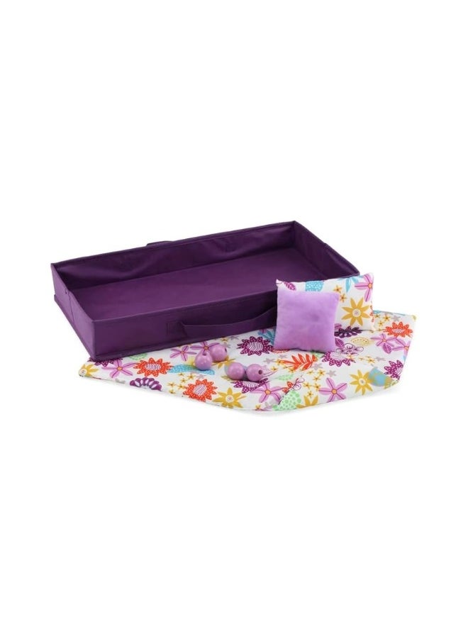 Emily Rose Emily Rose 18 Inch Doll Bed Furniture Gift Set | Single Stackable 18" Doll Bed | Includes Fabric Doll Clothes Storage Bin | Fits 14-20" Dolls  - Image 5