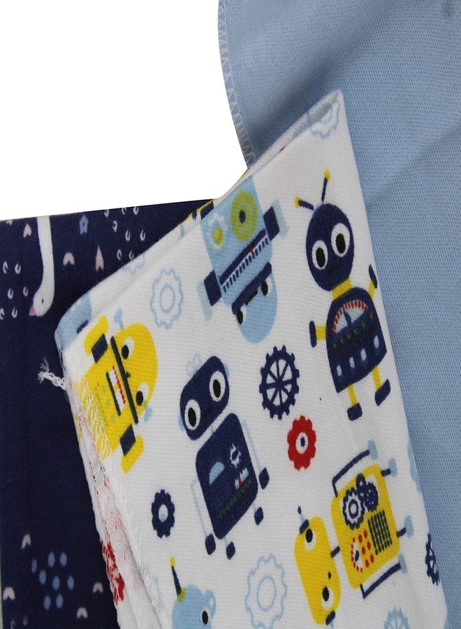 BAAL Cotton Soft Baby Hankies Face Towels, Multicolour, 8 Pieces - Image 4