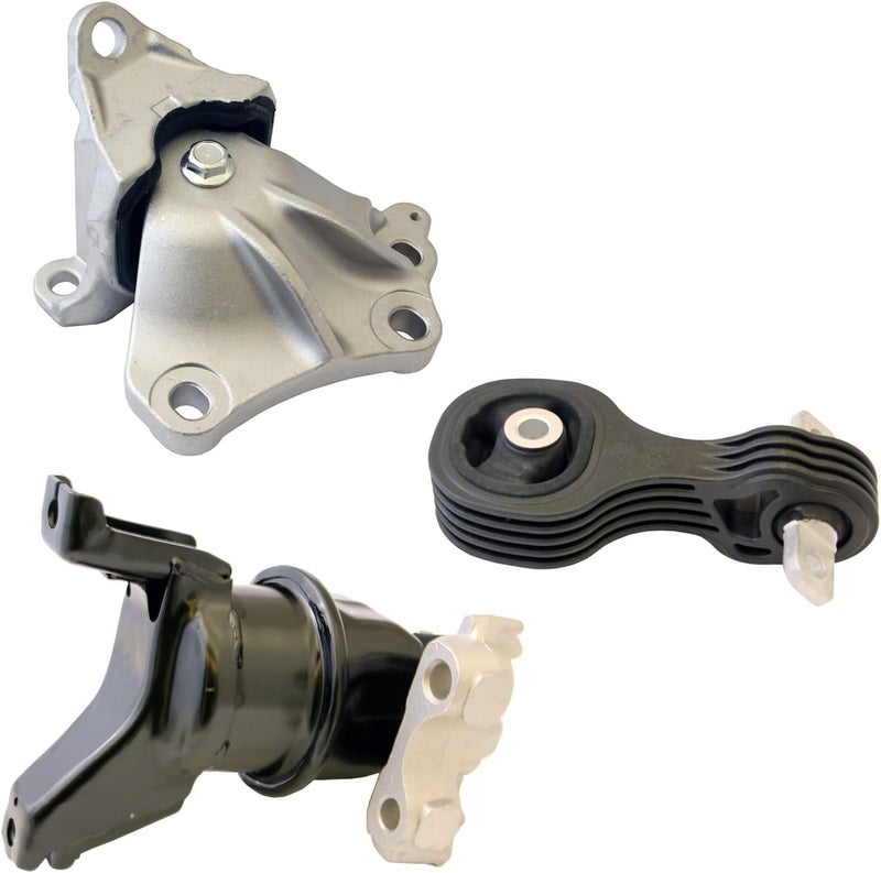 StanceMagic 3pcs Motor Mounts Set Kit for 2012-2013 Honda Civic 1.8L Automatic - Image 1
